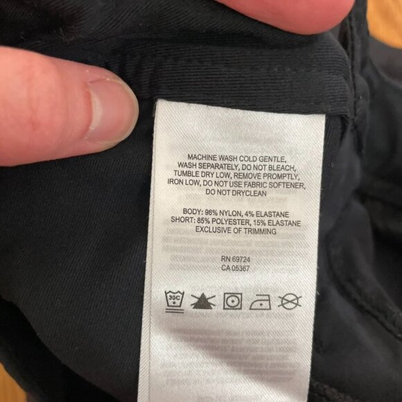 COLUMBIA Sonora Pass Skort Black Zip Fly Drawstring Waist Activewear Athletic 2 - Picture 9 of 12